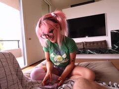 Big Titty Gamer Girl Loses Bet To Girthmasterr - Charli O