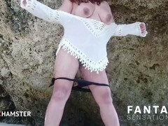 Leie, Asiatisch, Strand, Sperma im mund, Indisch, Im freien, Tittenfick, Ehefrau