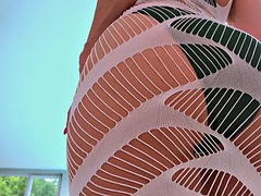 目瞪口呆, オナニー, 熟年, 淫乱熟女, プール, オマンコ, 一人, おもちゃ