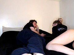 Amateur, Mamada, Pareja, Corrida, Adolescente