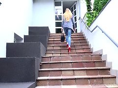 Cul, Beauté, Plantureuse, Éjaculer dans la bouche, Énorme, Masturbation, Jarretelles, Nénés