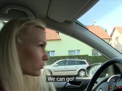 Backseat Slit Eating For Blond Keira