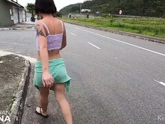 Hot Brazilian Teen Fucks in Uber Ride to Beach - Petite Girl Moans Loud in Doggy Style