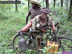 素人, デカ尻, 黒人, 黒人, 農場, 旦那, 公共, 妻