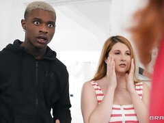 デカ尻, デカチン, デカパイ, フェラチオ, チン, バック, 赤毛, ストッキング