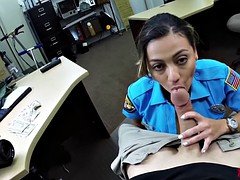 Amateur, Mamada, Fetiche, Policía, Chupando