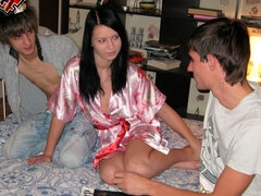 Mamada, Novio, Morena, Fetiche, Sexo duro, Tetas naturales, Afeitado, Adolescente