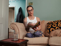 Chica, Culo grande, Morena, Primo, Polla, Estrella porno, Afeitado