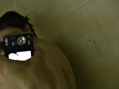 Blondine, Blasen, Paar, Spermaladung, Freundin, Nackt, Pov, Dusche