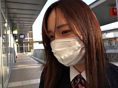 素人, アジア人, デカパイ, ハードコア, 日本人, 生徒, オッパイの