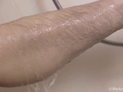 Sunshine plays in the tub and masturbates loudly