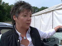 Amateur, Sucer une bite, Allemand, Public