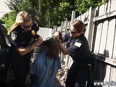 Kont, Grote lul, Zwart, Hd, Politie, Pools, Roodharige vrouw, Trio