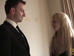 Sadomasochismus, Blondine, Fesselspiele, Britisch, Sperma im mund, Domination, Fetisch, Titten