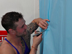 Slutty Hunk Spitroasted In Hot Shower By Gym Bro's - Nextdoorbuddies
