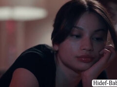 Sucer une bite, Brunette brune, Femme couguar, Fille, Queue, Hard, Hd, Énorme