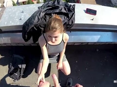 素人, デカパイ, フェラチオ, 茶髪の, イく瞬間, 手コキする, ハメ撮り, ティーン