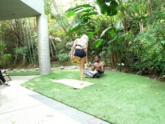 Gros seins, Noire, Sucer une bite, Plantureuse, Allemand, Interracial, Embrassement, Mère que j'aimerais baiser