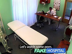 Leie, Arzt, Prüfung, Hd, Krankenschwester, Realität, Sohn, Teen in den arsch