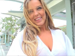 Acercamiento, Vestido, Extremo, Tacones, Masaje, Público, Solo, Chorro