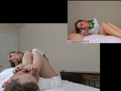 Amerikaans, Pijpbeurt, Sperma in mond, Voeten, Handbeurt, Slikken