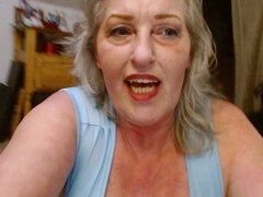 Silver-haired giantess Dawnskye55 brings your shrink fantasy to life with some wild roleplay