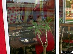お尻, ブロンド, 巨乳な, お婆さん, 巨大, 熟年, オマンコ, 現実