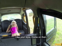 Barbie Sins' Wild Backseat Anal Ignites Taxi Passion