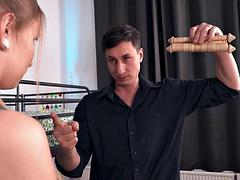 Tussi, Grosser schwanz, Blasen, Betrug, Handjob, Hardcore, Latina, Milf