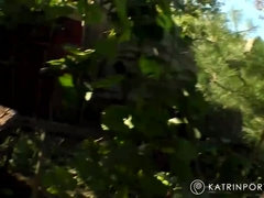 Amazing Russian Wife Fucked Outdoor