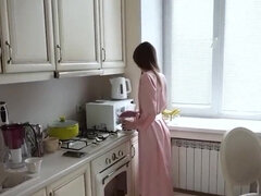 Tussi, Blasen, Braunhaarige, Nahaufnahme, Fußfetisch, Handjob, Pov, Muschi