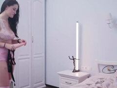 Noire, Lesbienne, Léchez, Chatte, Strapon, Adolescente, Jouets