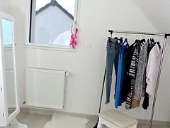 美女, ブロンド, 足フェチ, フランス人