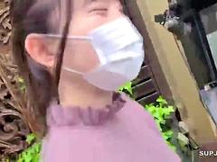 アジア人, ぽっちゃり, デカ尻, デカパイ, フェラチオ, 中出し, 日本人, オッパイの