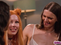 Rocky Emerson and Olivia Madison comfort Robin