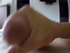 Leie, Spermaladung, Schwul, Handjob, Pov