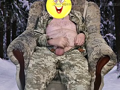 Grosser schwanz, Schwul, Masturbation, Im freien