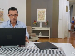 お尻, 美女, フェラチオ, カップル, キス, なめる, オナニー, オッパイの