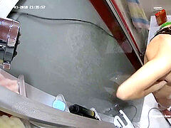 Europees, Huisgemaakt, Zoenen, Lesbisch, Russisch, Douche, Tieten likken, Bekijker