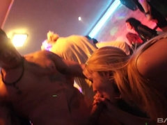 A Brunette Takes Stripper Dick In A Sea of Crazy Sex