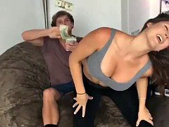 美女, デカパイ, 巨乳な, セレブ, ソフトコア, オッパイの