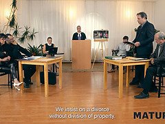 Grote mammen, Zwart, Bruinharig, Oudere vrouw, Man die toekijkt, Tsjechisch, Natuurlijk, Vrouw