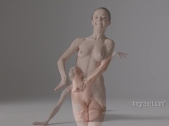 Negro, Flexible, Pezones, Desnudo, Pequeña, Afeitado, Tetas