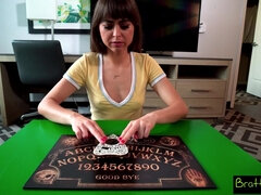 Grote kont, Bruinharig, Diep in de keel, Monster, Klein, Gezichtspunt, Rijden, Tieten likken