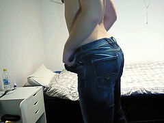 Mare ass in jeans and wonderful panty