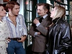 フランス人, グループ, ハードコア, オージー, ポルノスター, レトロ, 三人, ヴィンテージ