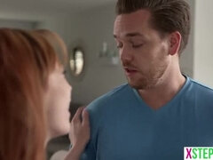 Redhead Teen Stepsister Cecelia Taylor Fucks Big Cock in Taboo Reality Scene