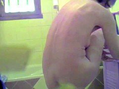 Bathroom, Hairy, Mature, Mom, Shower, Spy, Voyeur