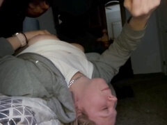 Exclusive PHub Video: Mind-blowing oral pleasure, deep throat fucking, pussy eating, and tit sucking frenzy!