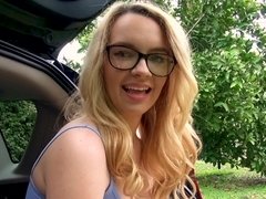 Rubia, Mamada, Corridas faciales, Gafas, Hd, Pov, Montar, Tatuaje